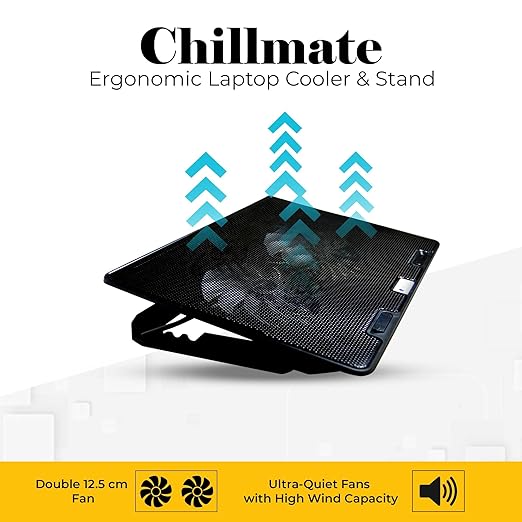 Lapcare DCX-A101 ChillMate Laptop Cooler (Black)