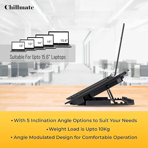 Lapcare DCX-A101 ChillMate Laptop Cooler (Black)