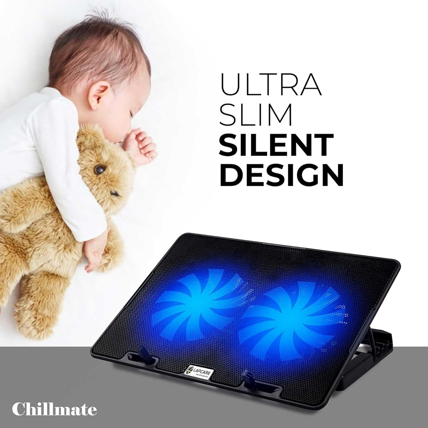 Lapcare DCX-A101 ChillMate Laptop Cooler (Black)