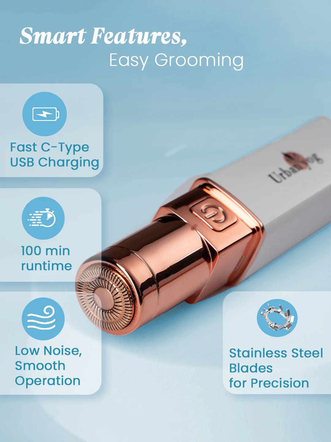 Urban Yog Electric Facial Hair Remover For Women