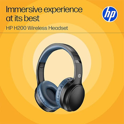 HP H200 On Ear Wireless Headset, Black