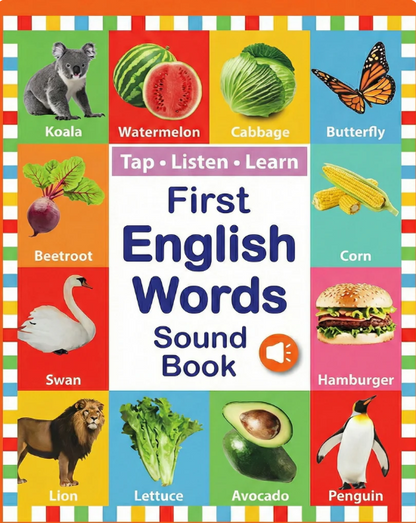 My First English Words Sound Book , English Learning Talking Book
