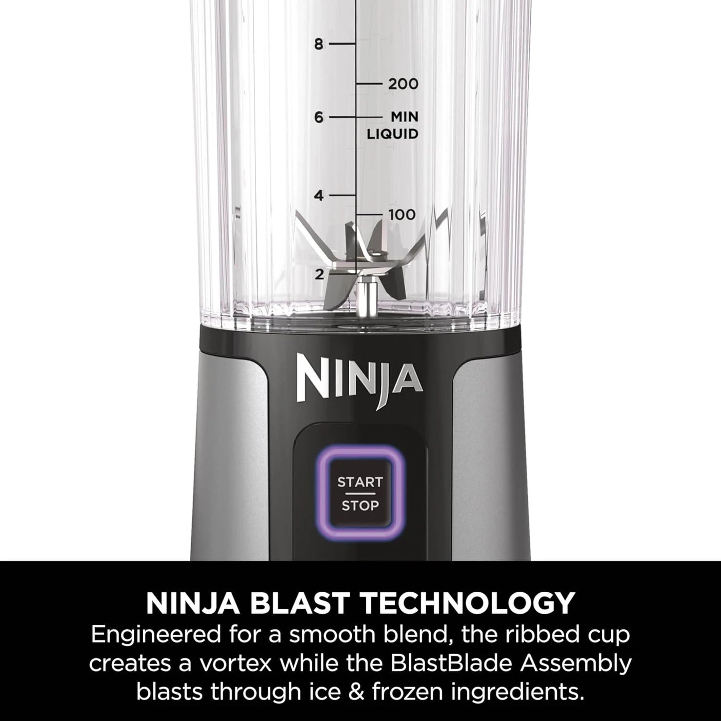Ninja Blast 150 W Juicer Mixer Grinder (Blast Portable Cordless Blender 530ml