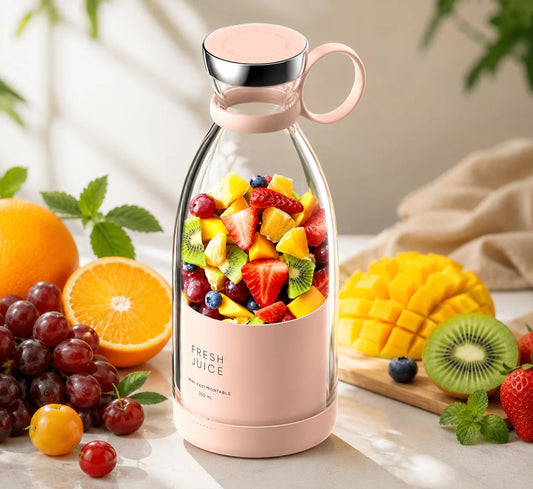 Portable Mini Blender – Fresh Juice, Smoothies & Cold Coffee Anywhere